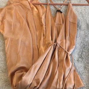 Naked Wardrobe Wrap Maxi Dress